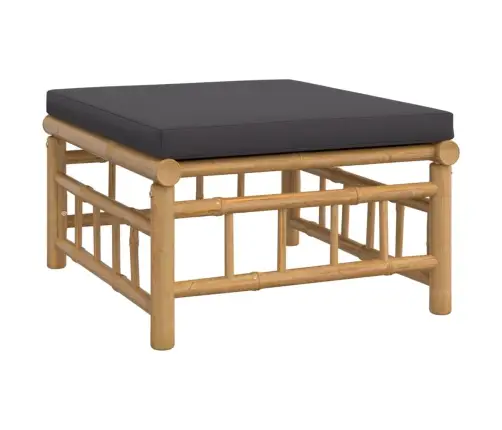 4-Daļīgs Dārza Atpūtas Mēbeļu Komplekts Ar Matračiem, Bambuss Vidaxl