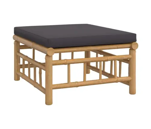 9-Daļīgs Dārza Atpūtas Mēbeļu Komplekts Ar Matračiem, Bambuss Vidaxl