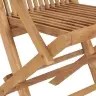 7 Daļu Dārza Galdiņš Cieta Koks Teak Vidaxl