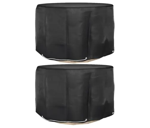 Aiamööbli Katted 2 Tk, 6 Aasaga, Ø125 X 75 cm Ümmargune