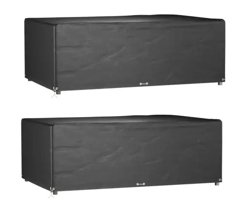 Dārza Mēbeļu Pārklāji, 2 Gab., 12 Gredzeni, 213X132X75 Cm Vidaxl