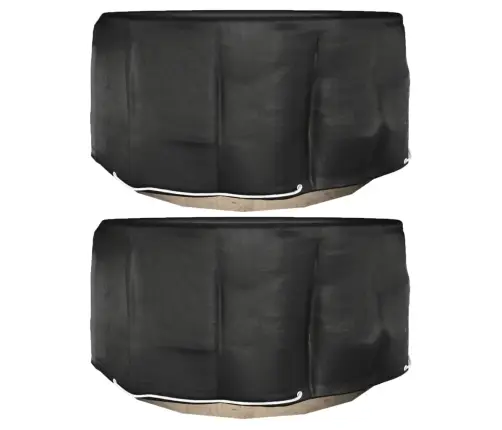 Dārza Mēbeļu Pārklāji, 2 Gab., 10 Gredzeni, Ø230X90 Cm, Apaļš Vidaxl