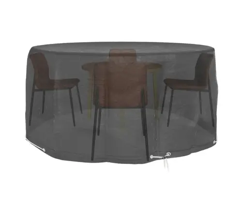 Dārza Mēbeļu Pārklāji, 2 Gab., 10 Gredzeni, Ø230X90 Cm, Apaļš Vidaxl