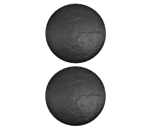 Dārza Mēbeļu Pārklāji, 2 Gab., 10 Gredzeni, Ø260X90 Cm, Apaļš Vidaxl