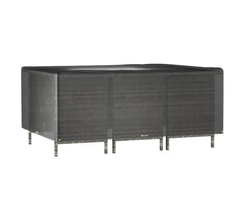 Dārza Mēbeļu Pārklāji, 2 Gab., 12 Gredzeni, 270X180X90 Cm Vidaxl