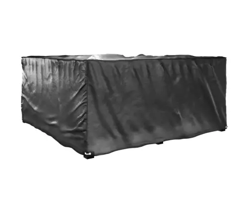 Dārza Mēbeļu Pārklāji, L-Forma, 2Gb., 12 Gredzeni, 185X185X90Cm Vidaxl