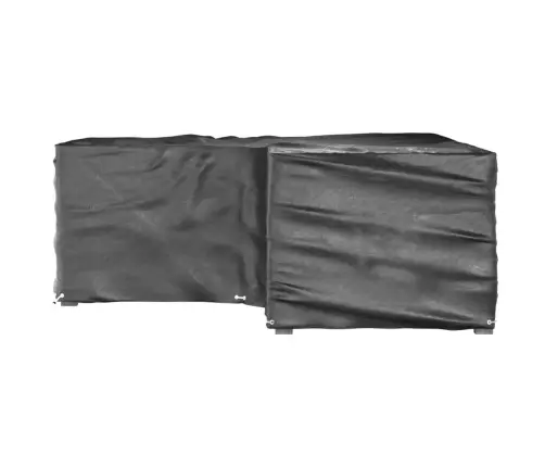 L-Kujulised Aiamööbli Katted 2 Tk, 16 Aasaga, 215X215X70 Cm
