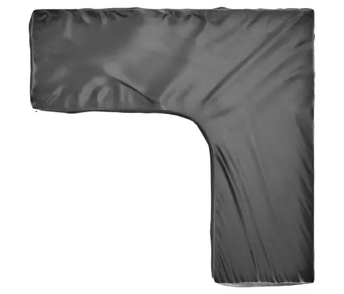 L-Kujulised Aiamööbli Katted 2 Tk, 16 Aasaga, 285X285X70 Cm