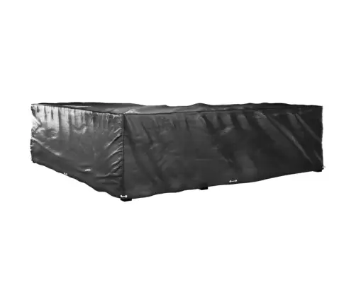 L-Kujulised Aiamööbli Katted 2 Tk, 16 Aasaga, 285X285X70 Cm