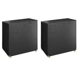 Šūpoļu Sola Pārsegi, 2 Gab., 125X90X135/165 Cm, Polietilēns Vidaxl