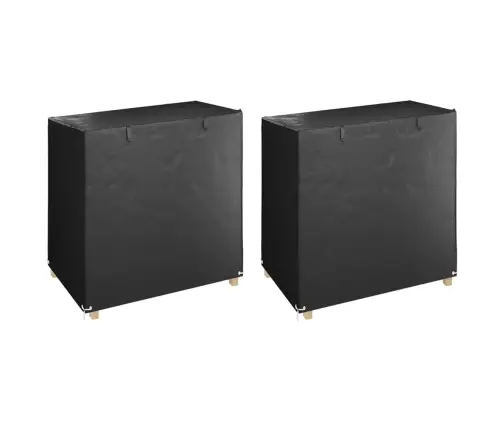 Šūpoļu Sola Pārsegi, 2 Gab., 125X90X135/165 Cm, Polietilēns Vidaxl