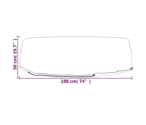 Aiamööbli Kate, 2 Tk, 8 Aasaga, Ø188X50 cm Ümmargune