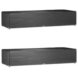 Sauļošanās Krēsla Pārsegi, 2 Gab., 12 Gredzeni, 205X75X40 Cm Vidaxl