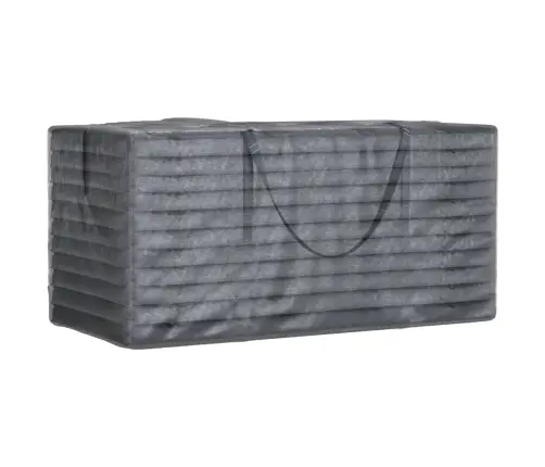 Dārza Spilvenu Somas, 2 Gab., 150X75X75 Cm, Pe, Melnas Vidaxl