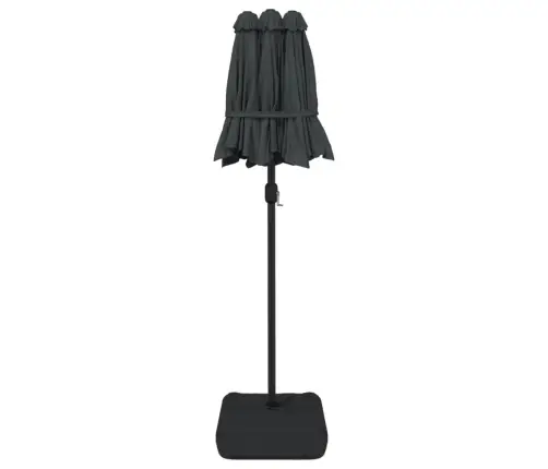 Saulessargs Ar 2 Jumtiņiem, Antracītpelēks, 316X145 Cm Vidaxl