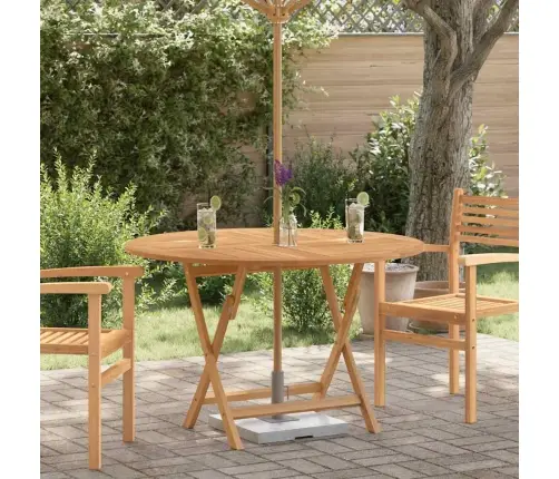 Kokkupandav Aialaud, Ø110 X 75 cm Tiikpuu