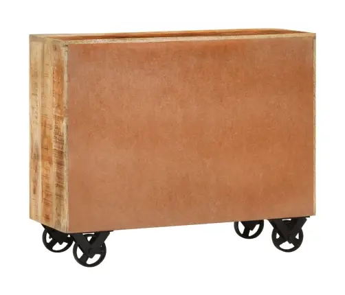 Kumode Ar 3 Atvilktnēm, 80X30X65 Cm, Neapstrādāts Mango Koks Vidaxl