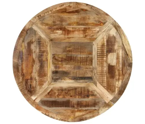 Virtuves Galds, Ø150X76 Cm, Neapstrādāts Mango Masīvkoks Vidaxl