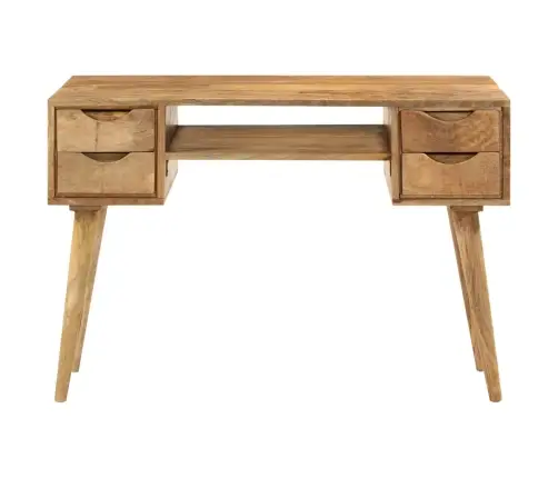 Rakstāmgalds Ar Atvilktnēm, 110X47X76 Cm, Mango Masīvkoks Vidaxl