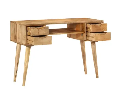 Rakstāmgalds Ar Atvilktnēm, 110X47X76 Cm, Mango Masīvkoks Vidaxl