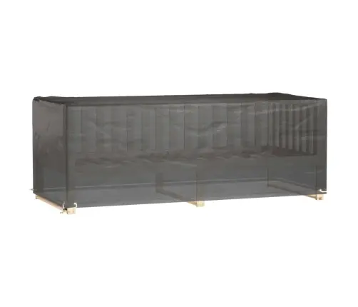 Dārza Mēbeļu Pārklājs, 8 Gredzeni, 192X82X65 Cm, Taisnstūra Vidaxl