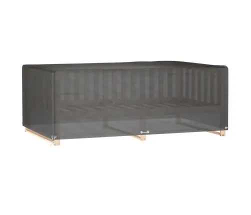 Dārza Mēbeļu Pārklājs, 12 Gredzeni, 213X132X75 Cm, Taisnstūra Vidaxl