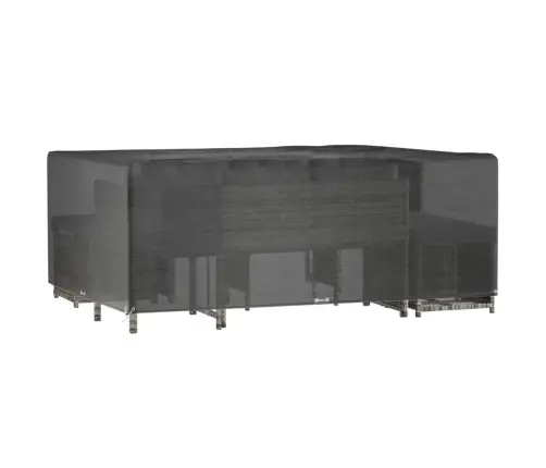 Dārza Mēbeļu Pārklājs, 16 Gredzeni, 300X250X90 Cm, Taisnstūra Vidaxl