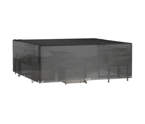 Dārza Mēbeļu Pārklājs, 16 Gredzeni, 300X300X75 Cm, Kvadrāta Vidaxl