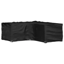 Dārza Mēbeļu Pārklājs, L-Forma, 12 Gredzeni, 185X185X70 Cm Vidaxl