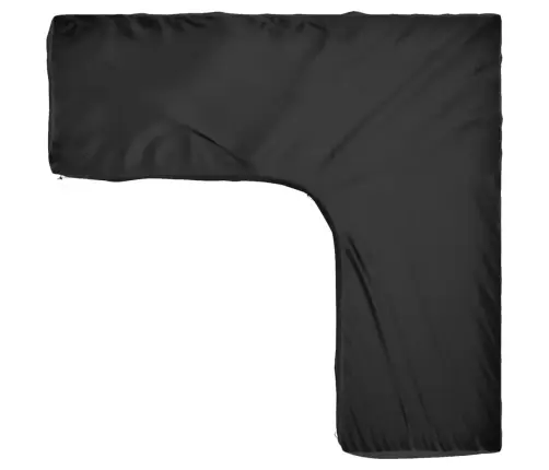 Dārza Mēbeļu Pārklājs, L-Forma, 16 Gredzeni, 285X285X90 Cm Vidaxl