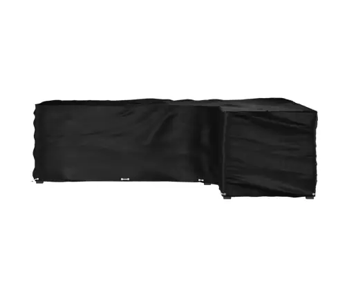 Dārza Mēbeļu Pārklājs, L-Forma, 18 Gredzeni, 285X220X80 Cm Vidaxl