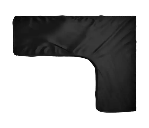 Dārza Mēbeļu Pārklājs, L-Forma, 18 Gredzeni, 285X220X80 Cm Vidaxl