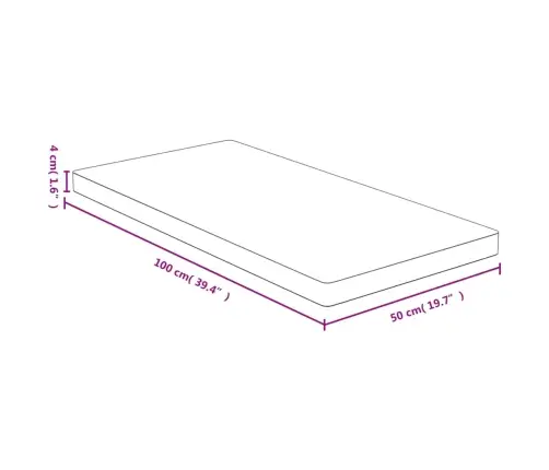 Lauaplaat, 50X100X4 cm Bambus