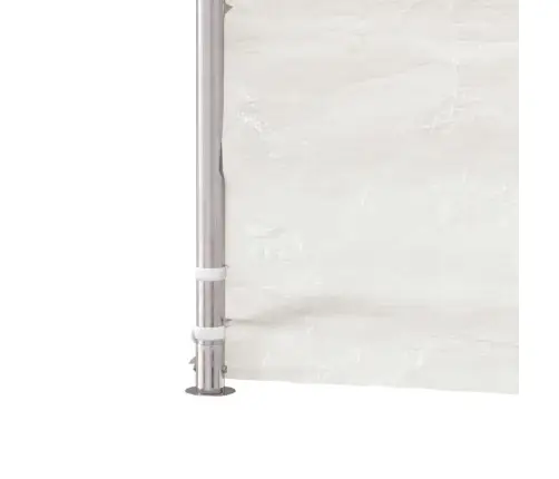 Pavėsinė Su Stogu, Balta, 13,38X4,08X3,22M, Polietilenas