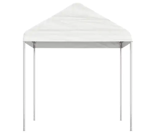 Nojume Ar Jumtu, Balta, 20,07X2,28X2,69 M, Polietilēns Vidaxl