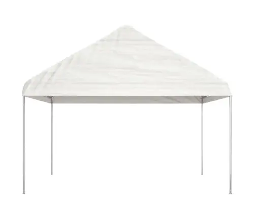 Katusega Varjualune, Valge, 6,69 X 4,08 X 3,22 M, Polüetüleen