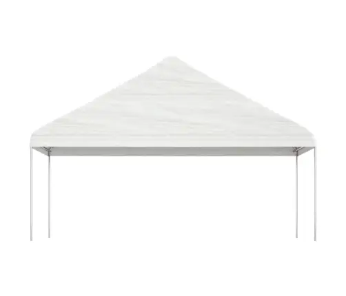 Katusega Varjualune, Valge, 4,46 X 5,88 X 3,75 M, Polüetüleen