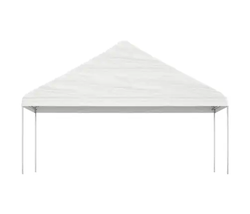 Katusega Varjualune, Valge, 6,69 X 5,88 X 3,75 M, Polüetüleen