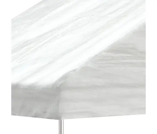 Pavėsinė Su Stogu, Balta, 11,15X5,88X3,75M, Polietilenas