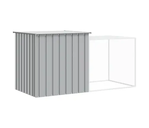 Triušių Narvas, Pilkas, 200X91X100cm Galvanizuotas Plienas