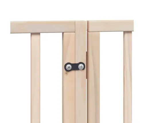 Suņu Vārti Ar Durvīm, Salokāmi, 9 Paneļi, 450 Cm, Papeles Koks Vidaxl