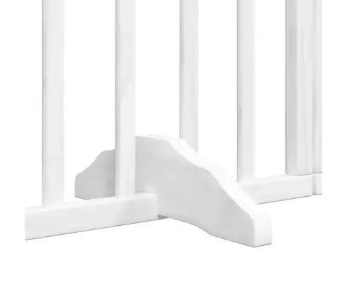 Suņu Vārti Ar Durvīm, Salokāmi, 9 Paneļi, 450 Cm, Papeles Koks Vidaxl