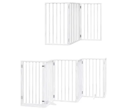 Suņu Vārti Ar Durvīm, Salokāmi, 12 Paneļi, 600 Cm, Papeles Koks Vidaxl