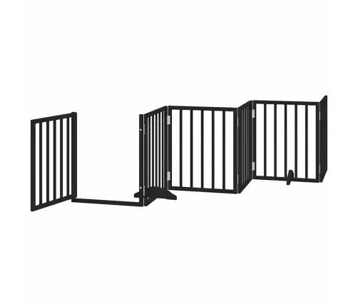 Varteliai Šunims Su Durimis, 15 Segmentų, Juodi, 750cm Tuopa