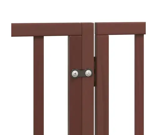 Suņu Vārti Ar Durvīm, Salokāmi, 9 Paneļi, 450 Cm, Papeles Koks Vidaxl