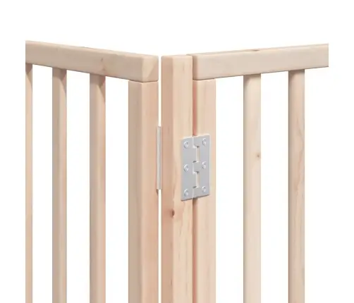 Suņu Vārti Ar Durvīm, Salokāmi, 12 Paneļi, 960 Cm, Papeles Koks Vidaxl