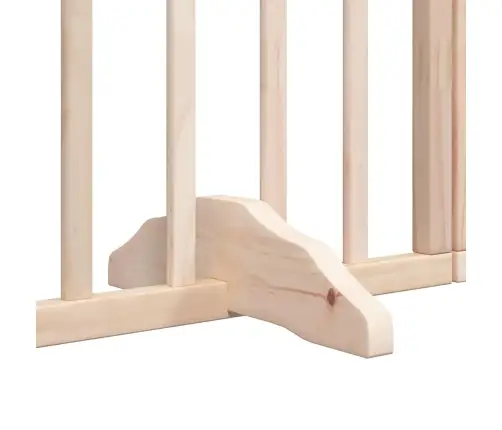 Kokkupandav Koeravärav Uksega, 8 Paneeli, 640 cm Paplipuit