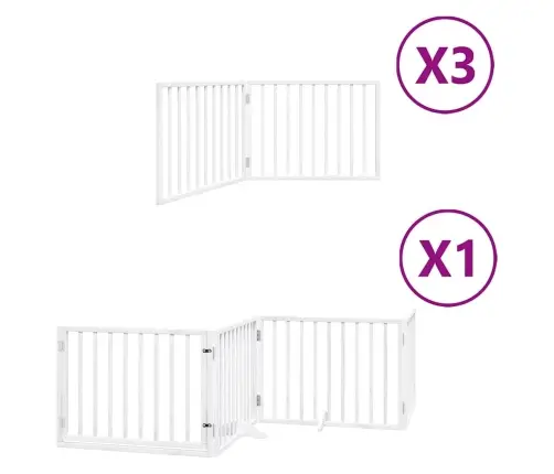 Suņu Vārti Ar Durvīm, Salokāmi, 10 Paneļi, 800 Cm, Papeles Koks Vidaxl