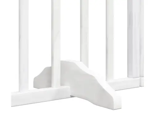 Varteliai Šunims Su Durimis, 6 Segmentai, Balti, 480cm Tuopa