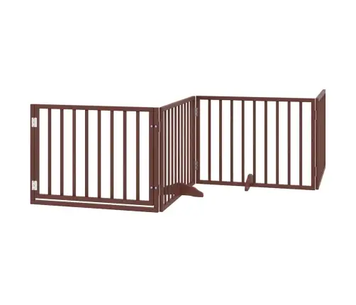 Varteliai Šunims Su Durimis, 6 Segmentai, Rudi, 480cm Tuopa